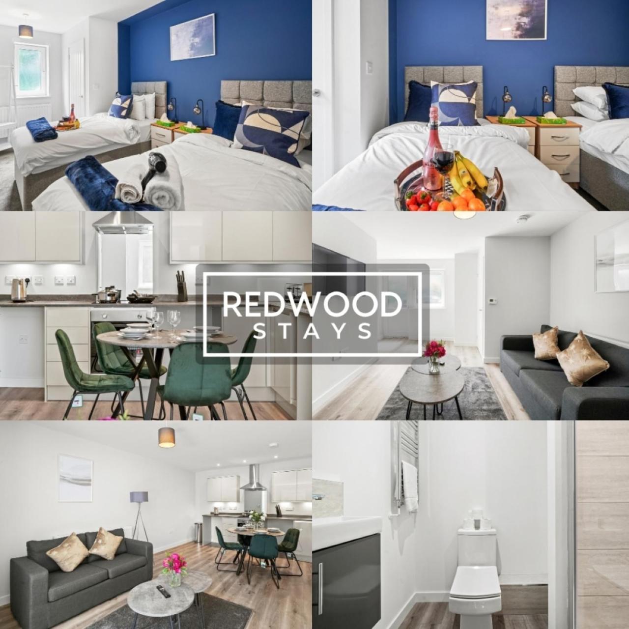 Quality 1 Bed 1 Bath Apartments For Contractors By Redwood Stays Farnborough  Zewnętrze zdjęcie