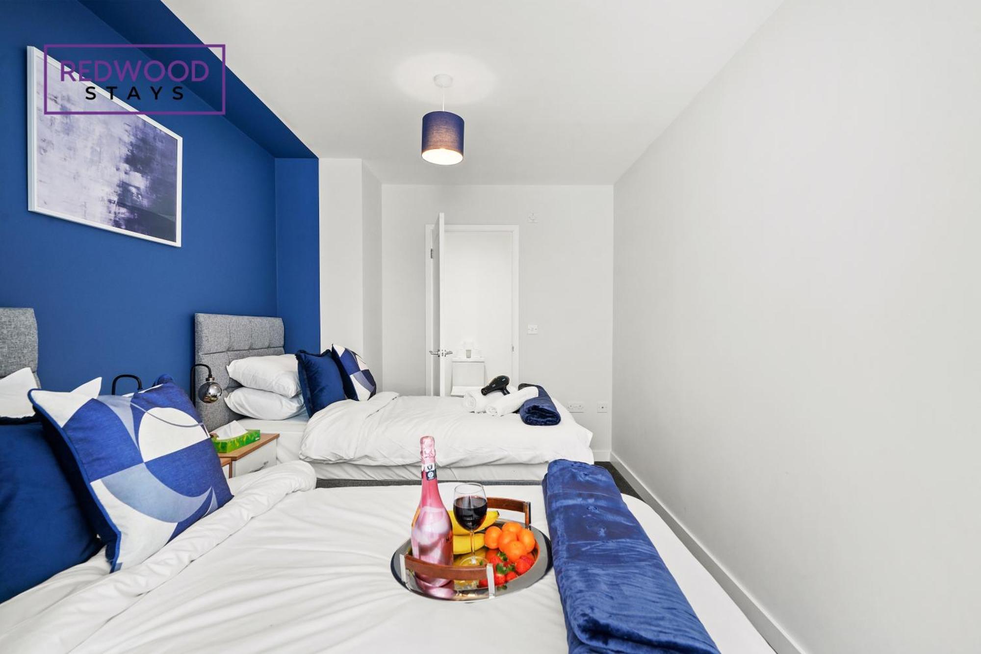 Quality 1 Bed 1 Bath Apartments For Contractors By Redwood Stays Farnborough  Zewnętrze zdjęcie